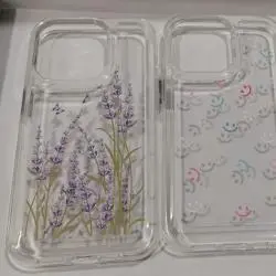 [A986]  Funda diseño ciudad -flores -smile